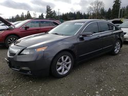 Salvage cars for sale at Graham, WA auction: 2014 Acura TL Tech