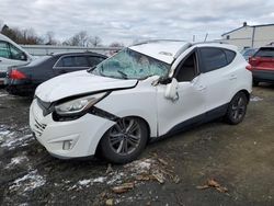 Salvage cars for sale at Windsor, NJ auction: 2015 Hyundai Tucson Limited