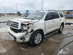 Salvage cars for sale from Copart New Orleans, LA: 2013 Toyota Sequoia Platinum