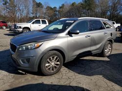 Salvage cars for sale at Austell, GA auction: 2017 KIA Sorento LX