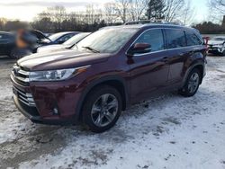 Toyota Highlander salvage cars for sale: 2017 Toyota Highlander Limited