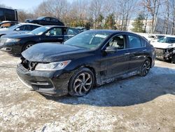 Salvage cars for sale at North Billerica, MA auction: 2017 Honda Accord EXL