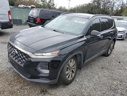 Salvage cars for sale at auction: 2019 Hyundai Santa FE Limited