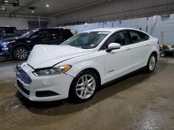 Ford Fusion s Hybrid salvage cars for sale: 2016 Ford Fusion S Hybrid