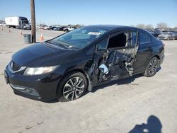 Honda salvage cars for sale: 2015 Honda Civic EX