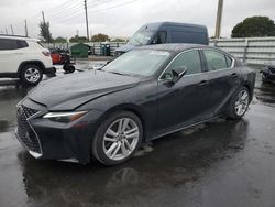 Salvage cars for sale at Miami, FL auction: 2023 Lexus IS 300