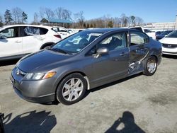 Salvage cars for sale at Spartanburg, SC auction: 2006 Honda Civic LX