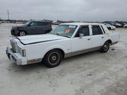 Salvage cars for sale at Arcadia, FL auction: 1988 Lincoln Town Car Signature