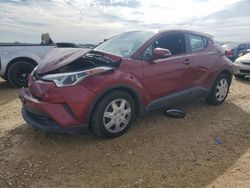 Salvage cars for sale at San Antonio, TX auction: 2019 Toyota C-HR XLE