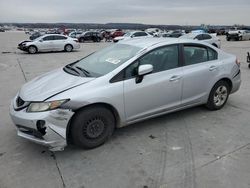 Salvage cars for sale at Grand Prairie, TX auction: 2015 Honda Civic LX