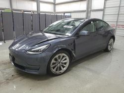 Salvage cars for sale at New Braunfels, TX auction: 2022 Tesla Model 3