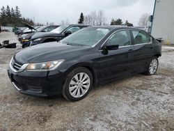 Salvage cars for sale at Bowmanville, ON auction: 2013 Honda Accord LX