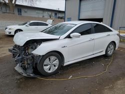 Salvage cars for sale at Albuquerque, NM auction: 2015 Hyundai Sonata Hybrid