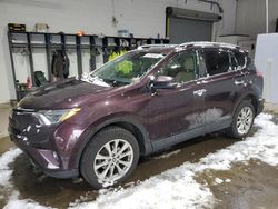 Salvage cars for sale at Candia, NH auction: 2018 Toyota Rav4 Limited