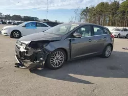 Salvage cars for sale at Dunn, NC auction: 2014 Ford Focus Titanium