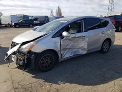 Salvage cars for sale at Hayward, CA auction: 2014 Toyota Prius V