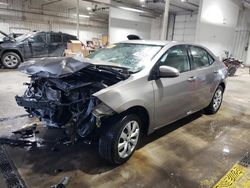 Salvage cars for sale at York Haven, PA auction: 2014 Toyota Corolla L