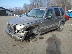 Salvage cars for sale at East Granby, CT auction: 2007 Jeep Liberty Sport