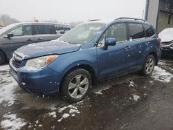 Salvage cars for sale at Duryea, PA auction: 2015 Subaru Forester 2.5I Premium