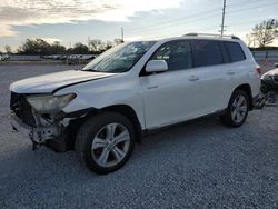 Toyota Highlander Vehiculos salvage en venta: 2013 Toyota Highlander Limited