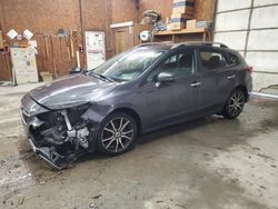 Salvage cars for sale at Ebensburg, PA auction: 2018 Subaru Impreza Limited