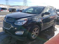 Salvage cars for sale from Copart Littleton, CO: 2016 Chevrolet Equinox LT