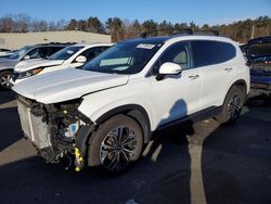 Salvage cars for sale from Copart Exeter, RI: 2020 Hyundai Santa FE Limited