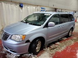 Salvage cars for sale at Angola, NY auction: 2012 Chrysler Town & Country Touring