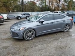 Hyundai Elantra Vehiculos salvage en venta: 2018 Hyundai Elantra SEL