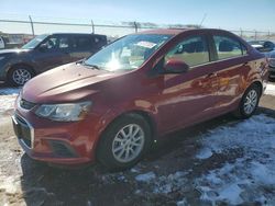 Salvage cars for sale at Houston, TX auction: 2017 Chevrolet Sonic LT