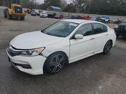 Honda salvage cars for sale: 2017 Honda Accord Sport