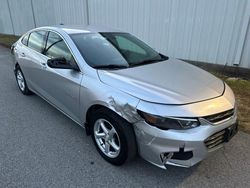 Salvage cars for sale from Copart Prairie Grove, AR: 2017 Chevrolet Malibu LS