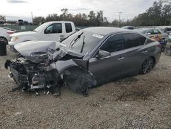 Salvage cars for sale at Riverview, FL auction: 2018 Infiniti Q50 RED Sport 400