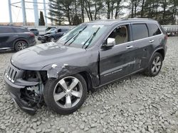 Salvage cars for sale at Windsor, NJ auction: 2014 Jeep Grand Cherokee Overland