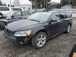 Volkswagen salvage cars for sale: 2012 Volkswagen Passat SE