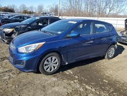 Salvage cars for sale at Windsor, NJ auction: 2015 Hyundai Accent GS