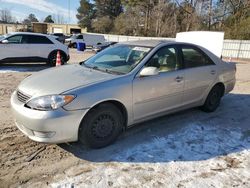 Toyota salvage cars for sale: 2005 Toyota Camry LE