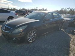 Salvage cars for sale at Riverview, FL auction: 2010 Infiniti G37 Base