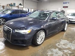 Salvage cars for sale from Copart Elgin, IL: 2016 Audi A6 Prestige