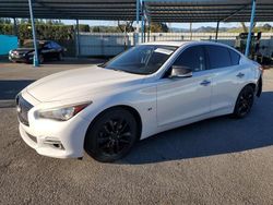 Salvage cars for sale at San Martin, CA auction: 2015 Infiniti Q50 Base