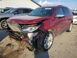 Salvage cars for sale at Pekin, IL auction: 2018 Chevrolet Equinox Premier