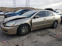 Honda Accord ex salvage cars for sale: 2007 Honda Accord EX