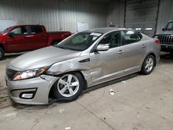 Salvage cars for sale from Copart Franklin, WI: 2015 KIA Optima LX