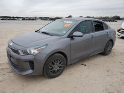 Salvage cars for sale at San Antonio, TX auction: 2019 KIA Rio S