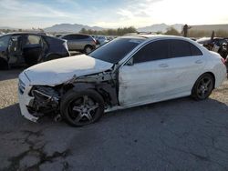 Salvage cars for sale at Las Vegas, NV auction: 2016 Mercedes-Benz C300