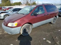 Salvage cars for sale at Finksburg, MD auction: 2002 Toyota Sienna CE