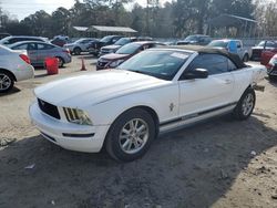 Salvage cars for sale at Savannah, GA auction: 2007 Ford Mustang