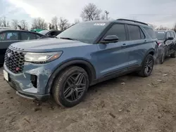 Salvage cars for sale at Baltimore, MD auction: 2025 Ford Explorer ST