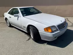 Salvage cars for sale at Mendon, MA auction: 1992 Mercedes-Benz 500 SL