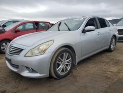 Salvage cars for sale at San Martin, CA auction: 2012 Infiniti G37 Base